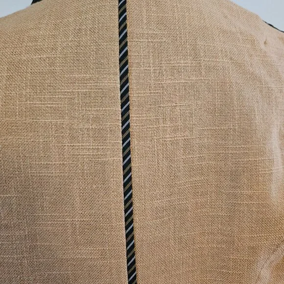 Vintage Salzburger Modell Dirndl Austrian Jacket, Mustard w/ Black Trim, Size 40 - Picture 11 of 13